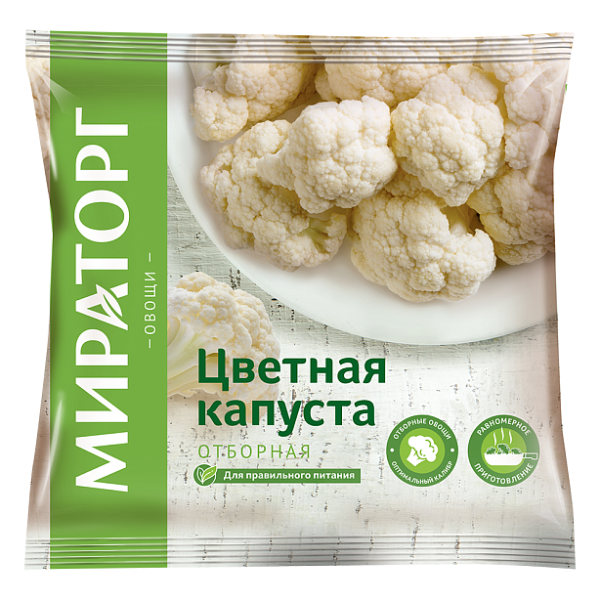 Цветная капуста МИРАТОРГ замороженная 400гр